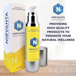 Nirvanta Maximum Strength. Natural Discomfort Relief.